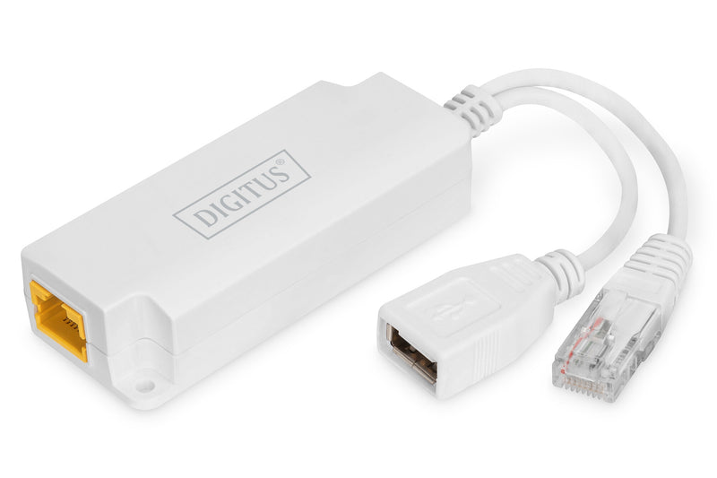Digitus DN-95208 netværks-splitter Strøm over Ethernet (PoE) Hvid