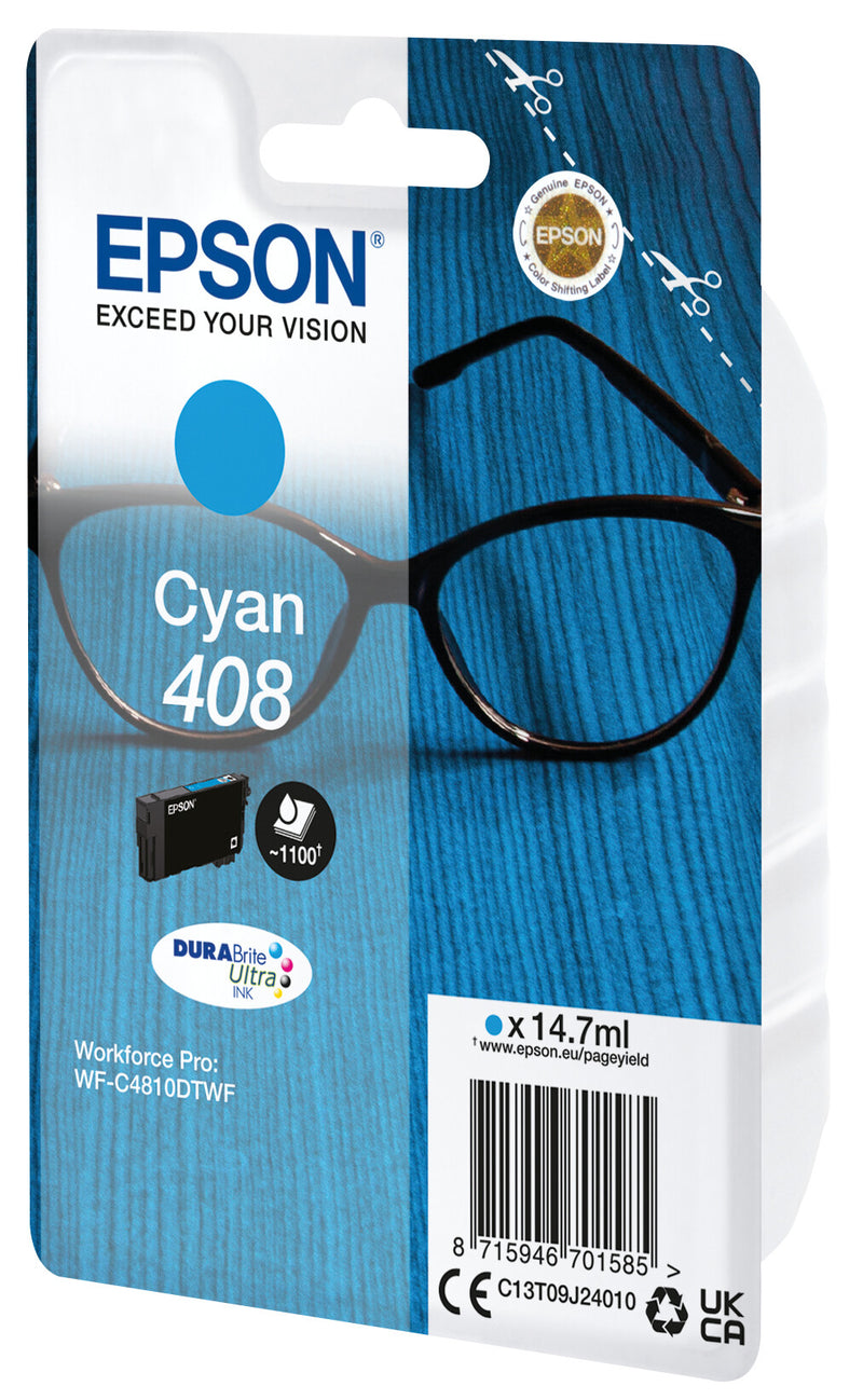 Epson C13T09J24010 blækpatron 1 stk Original Standard udbytte Blå