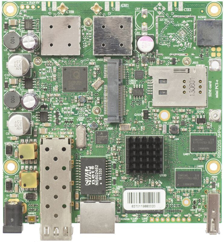 Mikrotik RB922UAGS-5HPacD Bundkort