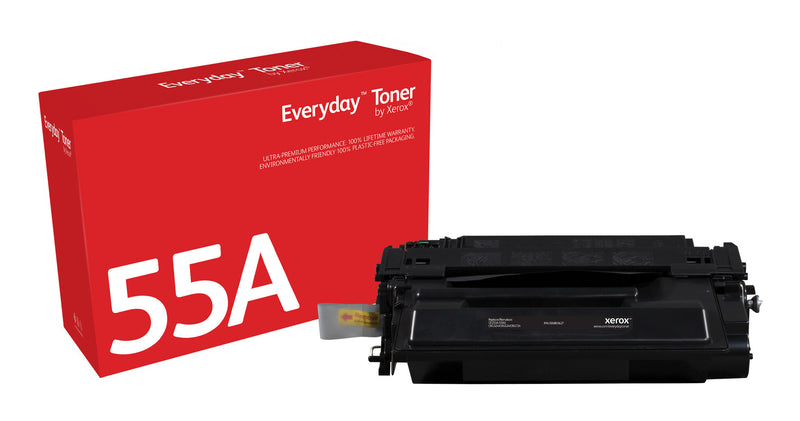 Everyday™ sprt Toner by Xerox compatible with HP 55A (CE255A), Standard kapacitet