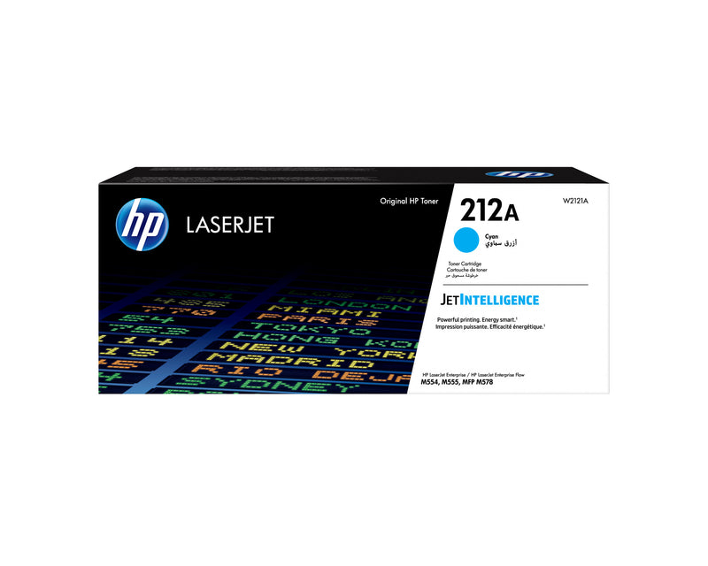 HP Original 212A LaserJet-tonerpatron, cyan