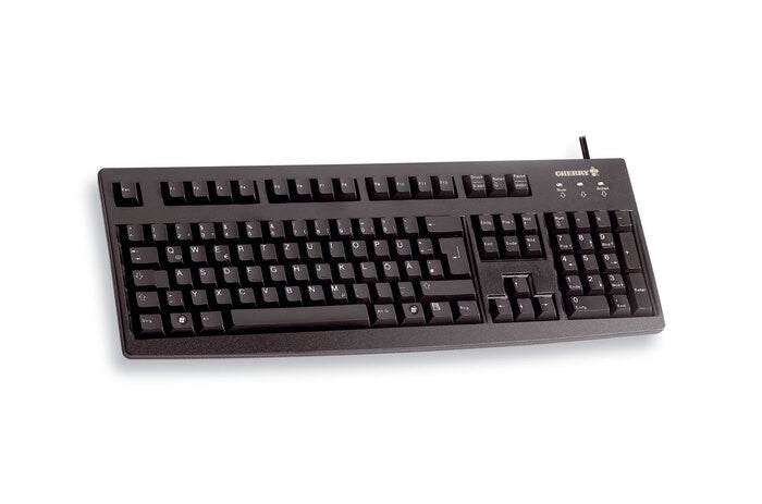 CHERRY G83-6104 tastatur Universel USB QWERTY US engelsk Sort