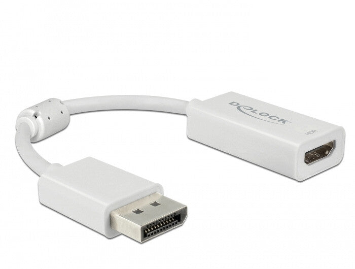 DeLOCK 63936 videokabel adapter 0,1 m DisplayPort HDMI Hvid