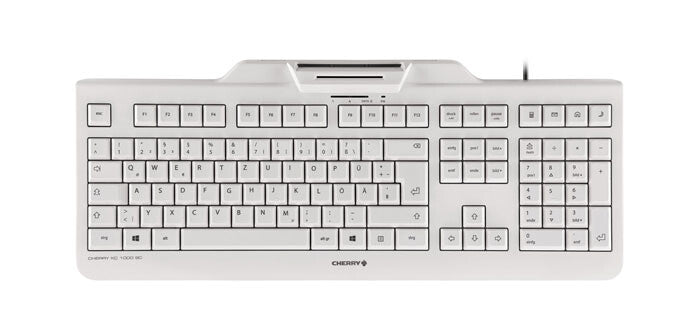 CHERRY KC 1000 SC tastatur Kontor USB QWERTY UK engelsk Grå