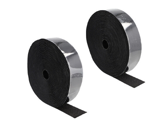 DeLOCK 20860 velcro lynlås Nylon, Polyester Sort