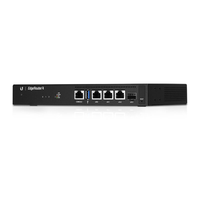 Ubiquiti EdgeRouter 4 kabelforbundet router Gigabit Ethernet Sort