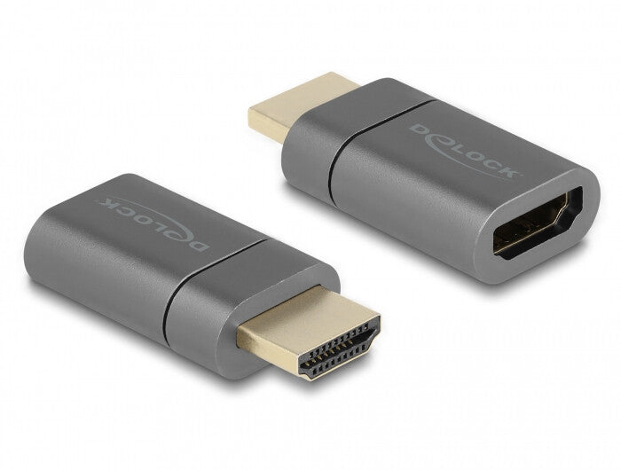 DeLOCK 66684 kabel kønsskifter HDMI Type A (Standard) Grå
