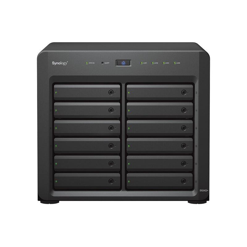 Synology DiskStation DS2422+ NAS Desktop Ryzen Embedded V1500B 4 GB DDR4 144 TB HDD DiskStation Manager Sort