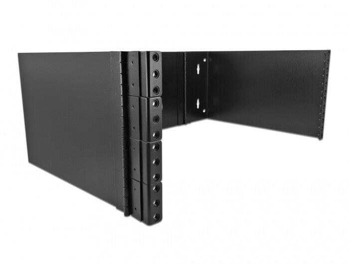 DeLOCK 19 Zoll Wandhalterung 4 HE faltbar schwarz Stativbase