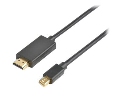 Prokord MDPH12M-2M-B videokabel adapter Mini DisplayPort HDMI Sort
