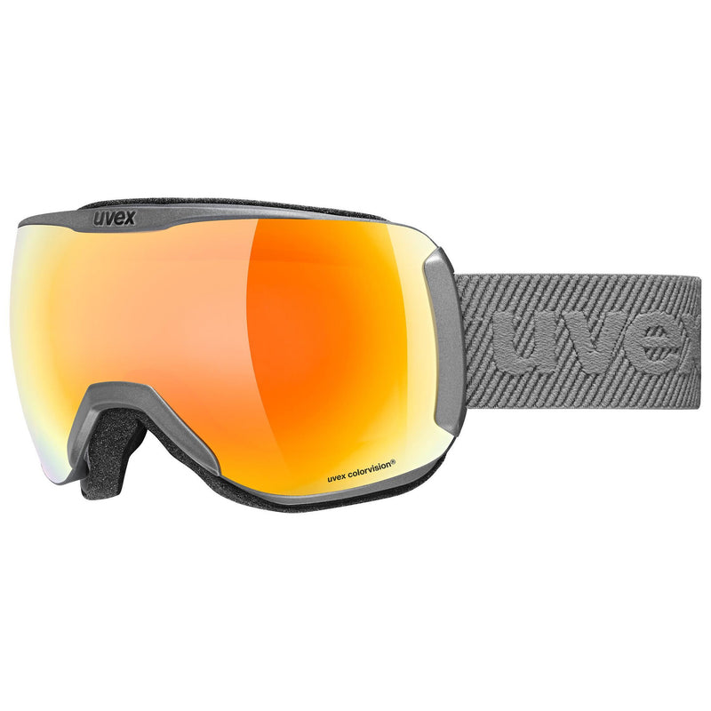 Uvex downhill 2100 CV rhino vinter sportsbrille Grå Unisex Orange Sfærisk linse
