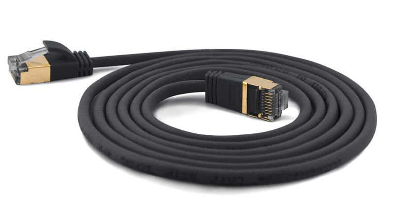 Wantec 7199 netværkskabel Sort 0,25 m Cat7 S/FTP (S-STP)
