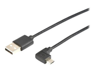 Prokord USB-0028 USB-kabel USB 2.0 2 m USB A Micro-USB B Sort