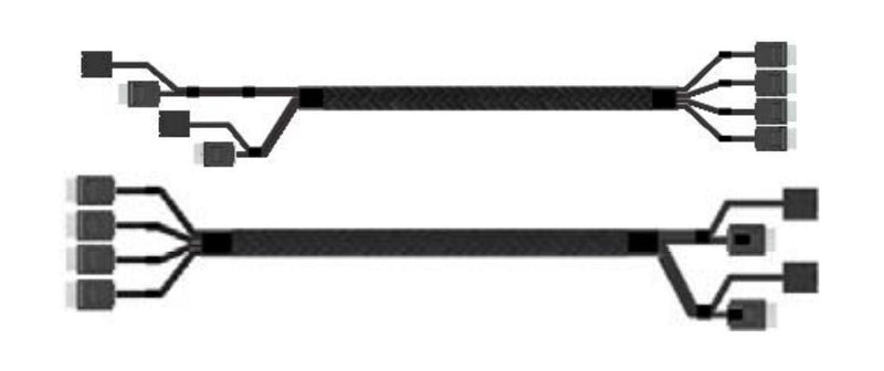 Intel A2U8PSWCXCXK1 Serial Attached SCSI (SAS)-kabel 0,725 m Sort