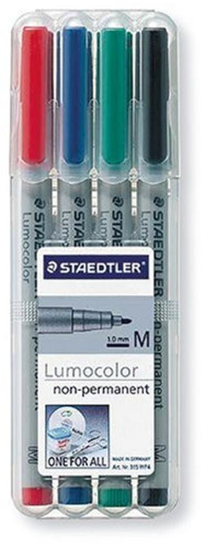 Staedtler 315 WP4 speedmarker 1 stk Sort, Blå, Grøn, Rød