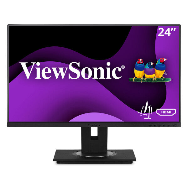 Viewsonic VG Series VG2448a computerskærm 61 cm (24") 1920 x 1080 pixel Fuld HD LED Sort
