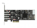 DeLOCK 89008 interface-kort/adapter Intern PCIe, SATA, USB 3.2 Gen 1 (3.1 Gen 1)