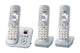 Panasonic KX-TG6823 DECT telefon Nummervisning Sølv, Hvid