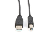 Prokord USB-0017-LSZH USB-kabel USB 2.0 1 m USB A USB B Sort