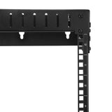 StarTech.com RK12WALLOA stativ 12U Vægmonteret stativ Sort