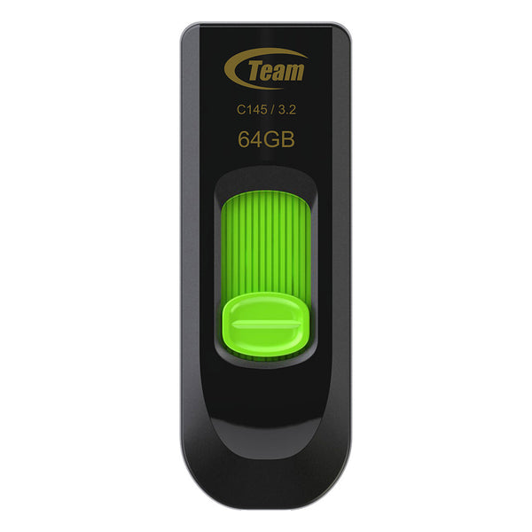 Team Group C145 USB-nøgle 64 GB USB Type-A 3.2 Gen 1 (3.1 Gen 1) Sort, Grøn