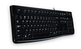 Logitech Keyboard K120 for Business tastatur Kontor USB QWERTY Italiensk Sort