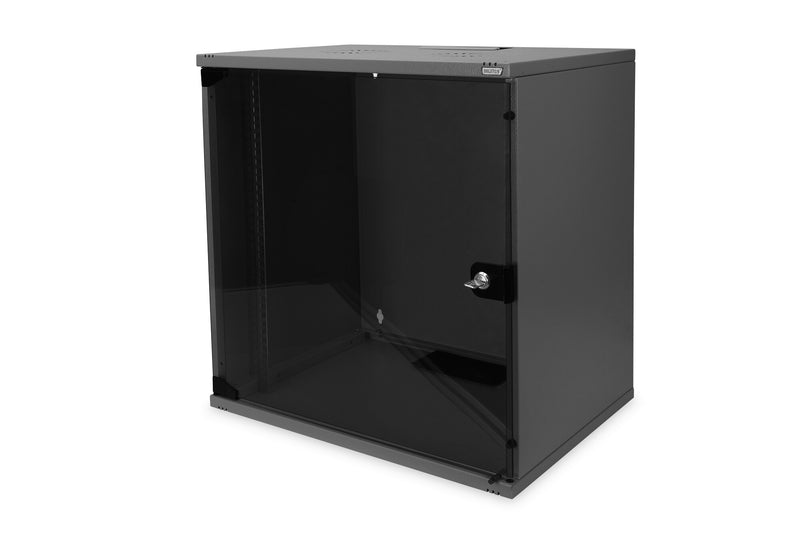 Digitus DN-19 12-U-S-SW stativ 12U Vægmonteret stativ Sort