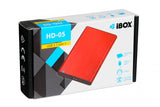 iBox HD-05 HDD/SSD kabinet Rød 2.5"