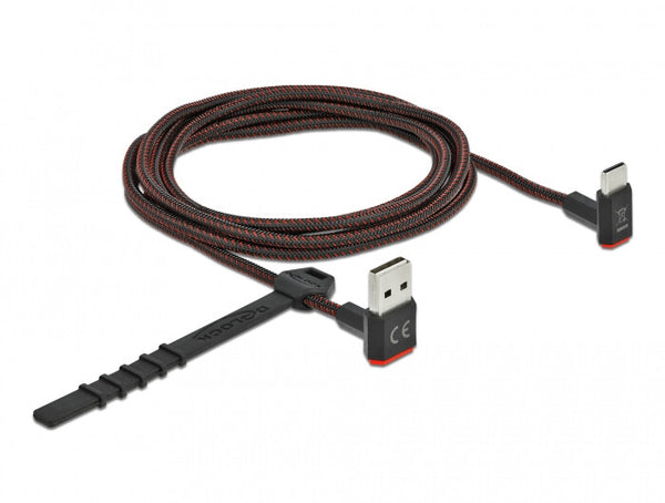 DeLOCK 85278 USB-kabel USB 2.0 2 m USB A USB C Sort