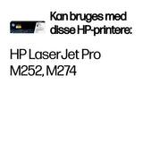 HP Original 201X LaserJet-tonerpatron med høj kapacitet, sort