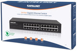 Intellinet 561273 netværksswitch Gigabit Ethernet (10/100/1000) Sort