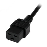 StarTech.com PXTEUC192M el-ledning Sort 2 m CEE7/7 C19 forbinder