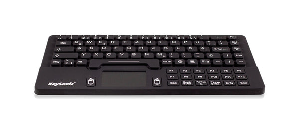 KeySonic KSK-5031IN (DE) tastatur Universel USB QWERTZ Tysk Sort