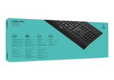 Logitech K280E Pro f/ Business tastatur Kontor USB QWERTY US International Sort