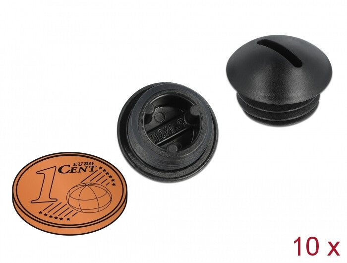 DeLOCK 60229 rør låg Sort Nylon