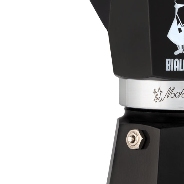 Bialetti 0004953 manuel kaffemaskine Moka gryde Sort