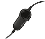 Logitech 981-000589 hovedtelefoner/headset Ledningsført Kontor/Callcenter Sort
