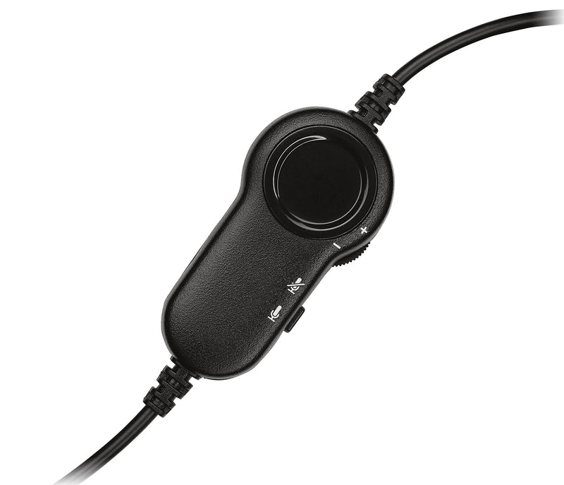 Logitech 981-000589 hovedtelefoner/headset Ledningsført Kontor/Callcenter Sort
