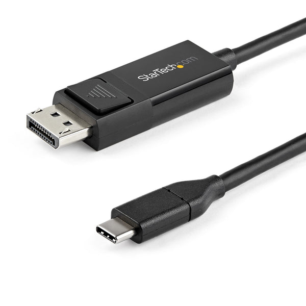 StarTech.com CDP2DP2MBD videokabel adapter 2 m USB Type-C DisplayPort Sort