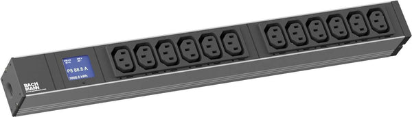 Bachmann BlueNet BN0500 strømforsyningsenhed (PDU) 12 AC stikkontakt(er) Sort