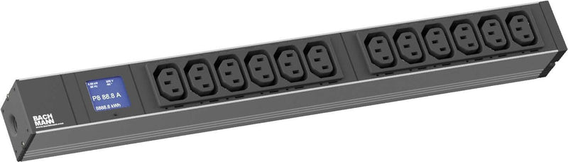 Bachmann BlueNet BN0500 strømforsyningsenhed (PDU) 12 AC stikkontakt(er) Sort
