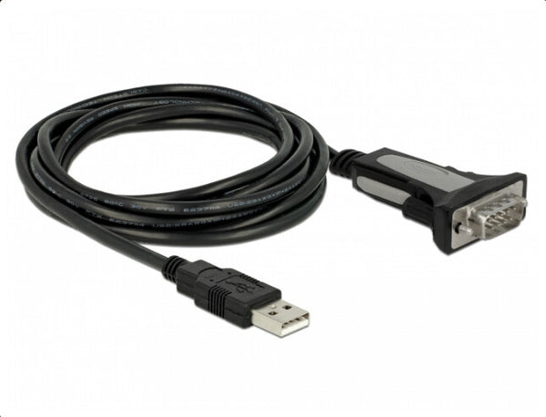 DeLOCK 65962 serielkabel Sort 3 m USB Type-A DB-9