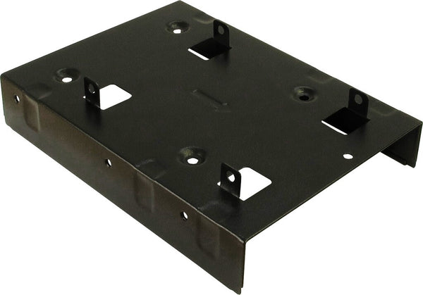 Inter-Tech 88885232 drive bay panel 2x 2,5" Kantpanel Sort