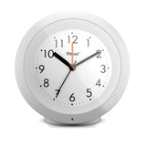 Mebus 25629 vækkeur Quartz alarmur Hvid