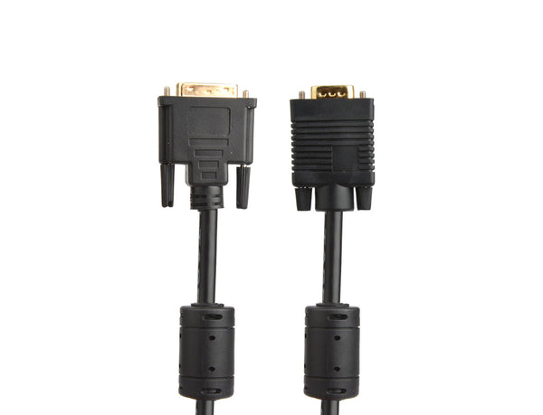 Prokord DVI-VGA 0049 videokabel adapter 2 m DVI-A VGA (D-Sub) Sort