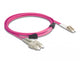 DeLOCK 87918 InfiniBand og fiberoptisk kabel 3 m LC SC Violet