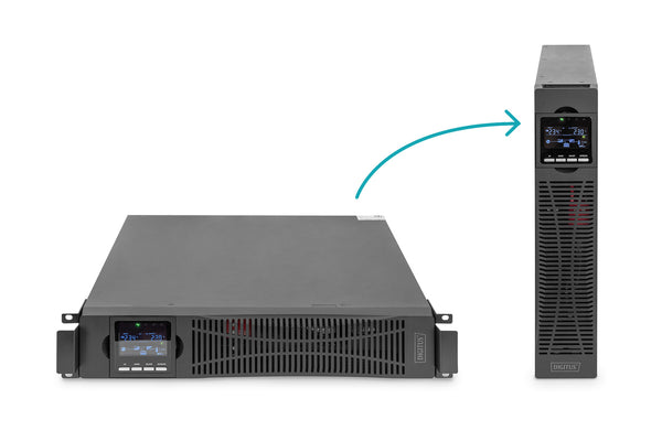 Digitus DN-170094 UPS-enhed Dobbeltkonvertering (online) 1,5 kVA 1500 W 8 AC stikkontakt(er)
