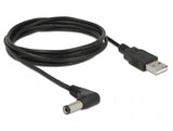 DeLOCK 85588 el-ledning Sort 1,5 m USB A