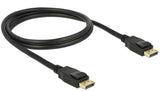 DeLOCK 1m Displayport 1.2a Sort