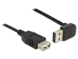 DeLOCK 1m, USB 2.0-A - USB 2.0-A USB-kabel USB A 0,48 Gbit/sek. Sort